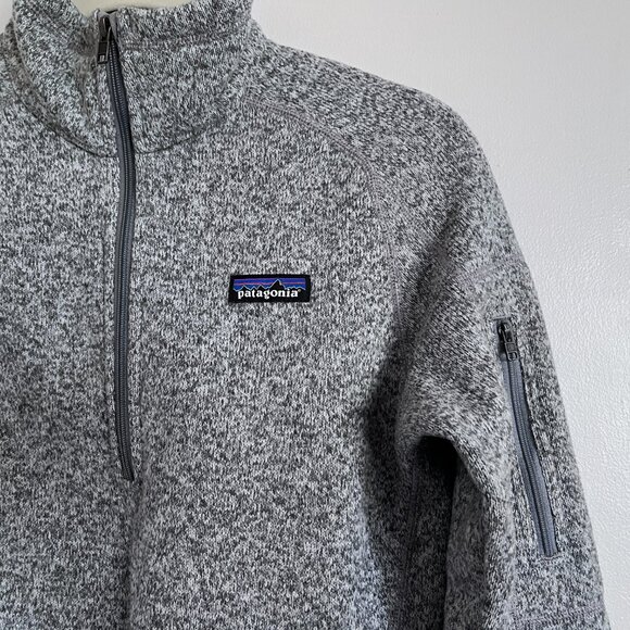 Patagonia Better Sweater 1/4 zip up - Birch White - Picture 2 of 4
